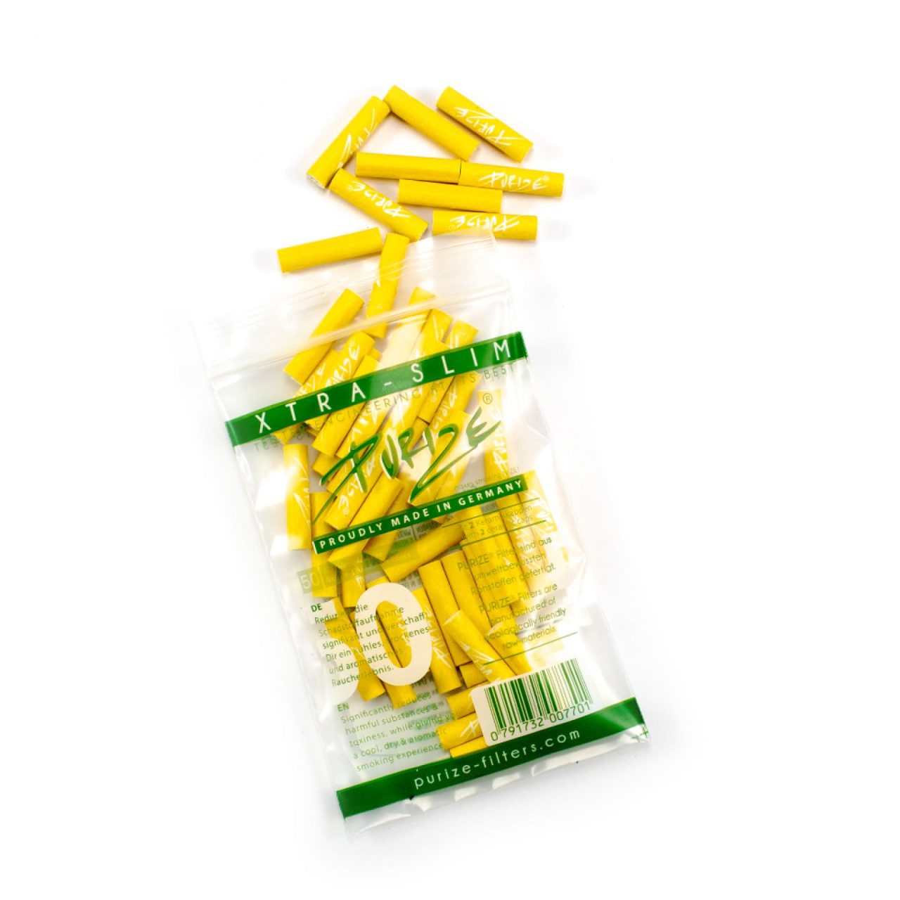 Purize Filter Xtra Slim 50 pcs. yellow – 5,9mm - Cannabis Sommelier - CBD  Online Shop Schweiz